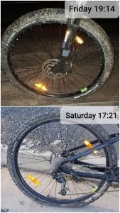 Bike Tire Deflated Overnight