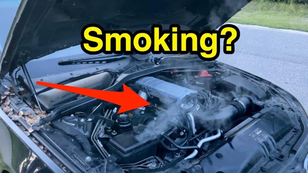 Car Smoking under Hood And Burning Smell