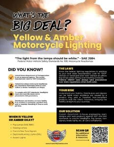 Motorcycle Lighting Regulations