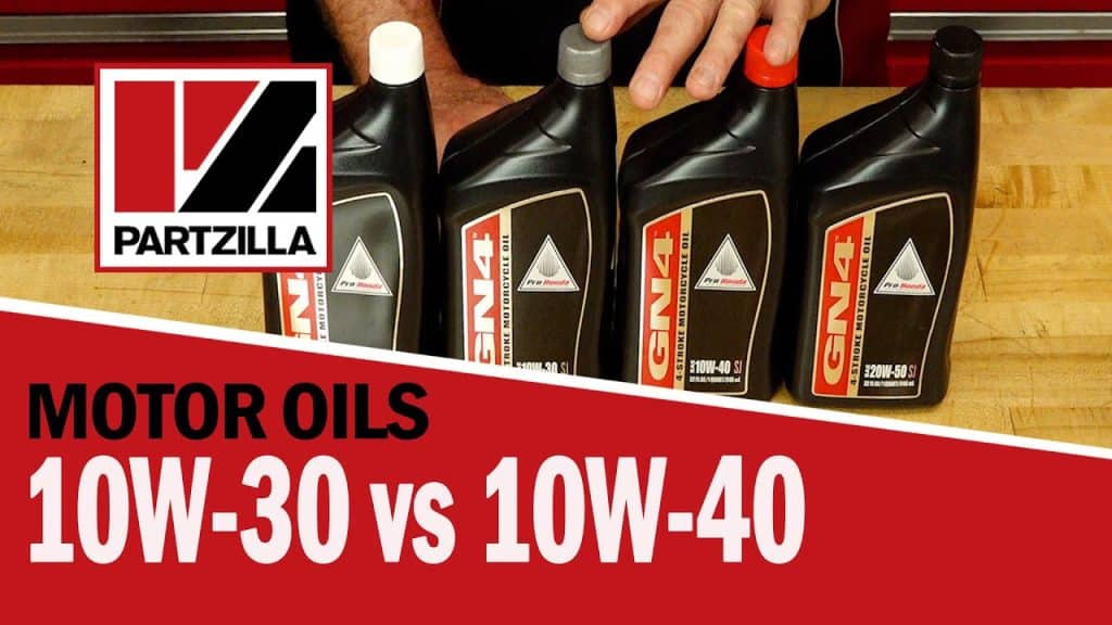 Can I Use 10W40 Instead of 10W30 in My Motorcycle