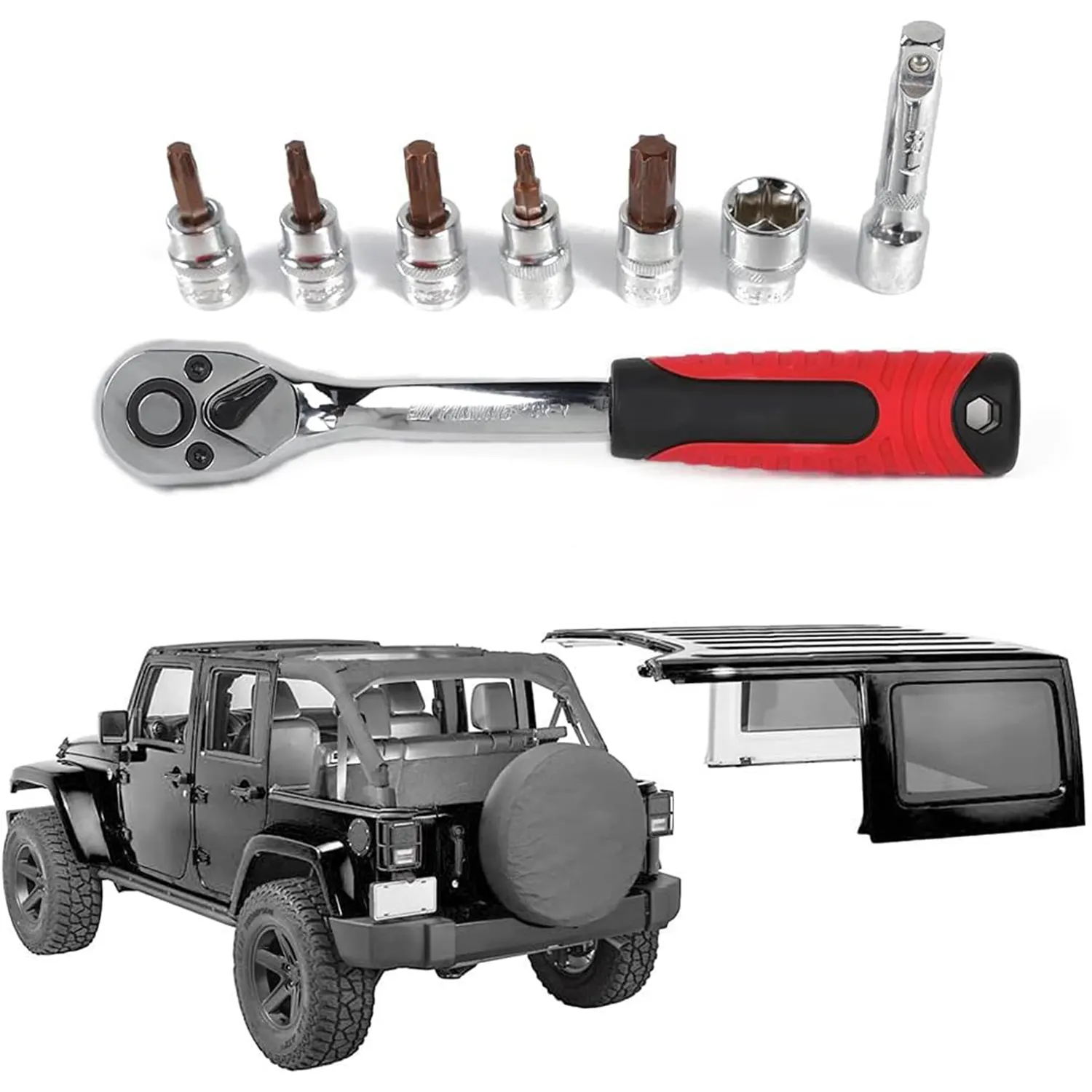 Size Torx Bit for Jeep Wrangler Doors