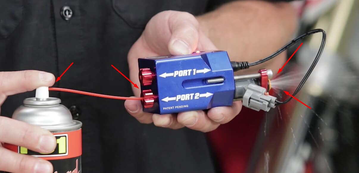 Clean Motorcycle Fuel Injectors
