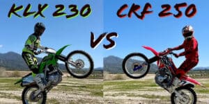CRF250F vs KLX230R