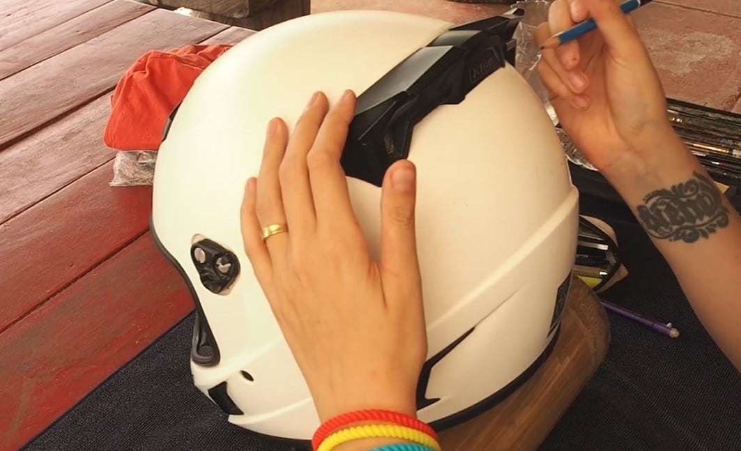 How to Paint a Motorcycle Helmet