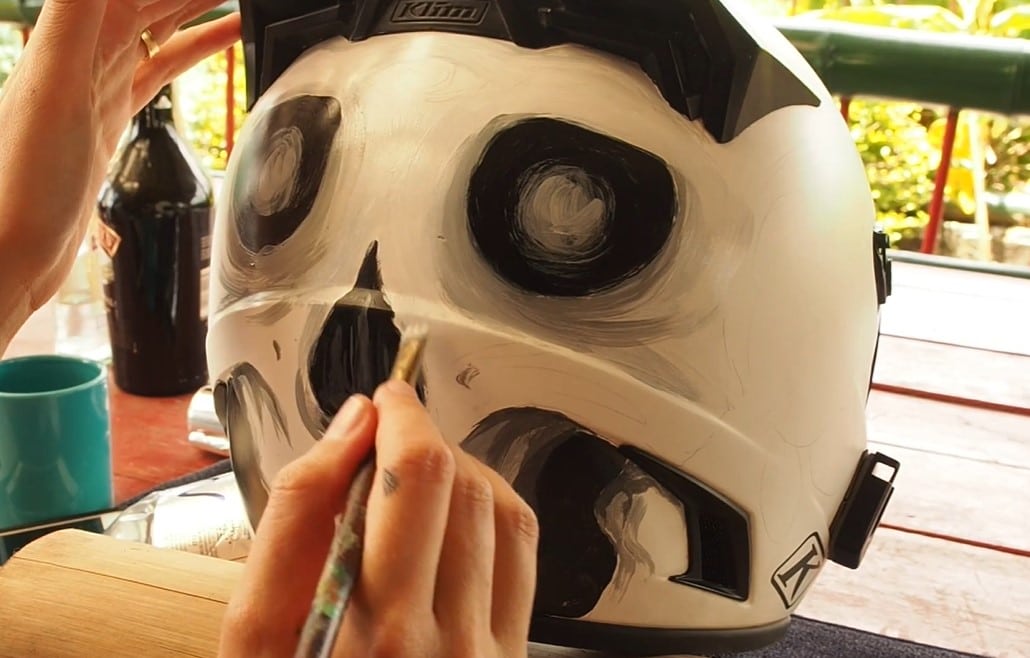 How to Paint a Motorcycle Helmet