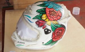 How to Paint a Motorcycle Helmet